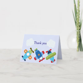 Airplanes Cute Note Cards Bedankkaart