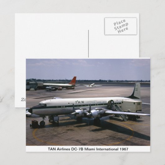 Airplanes Post Card Briefkaart (Voorkant / Achterkant)