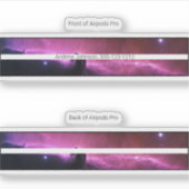 Airpods Pro Case Decorative Skin - Nebula (Voorkant)