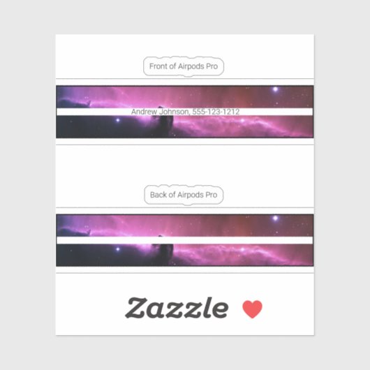 Airpods Pro Case Decorative Skin - Nebula (Vel)