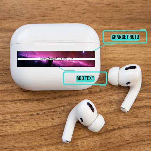 Airpods Pro Case Decorative Skin - Nebula
