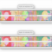 Airpods Pro Hoesje decoratieve skin - Ballons (Voorkant)