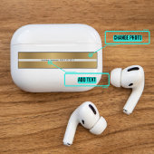 AirPods Pro Hoesje decoratieve skin - Goud