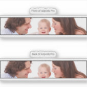 AirPods Pro Hoesje decoratieve skin - Persoonlijke (Voorkant)