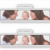 AirPods Pro Hoesje decoratieve skin - Persoonlijke (Voorkant)