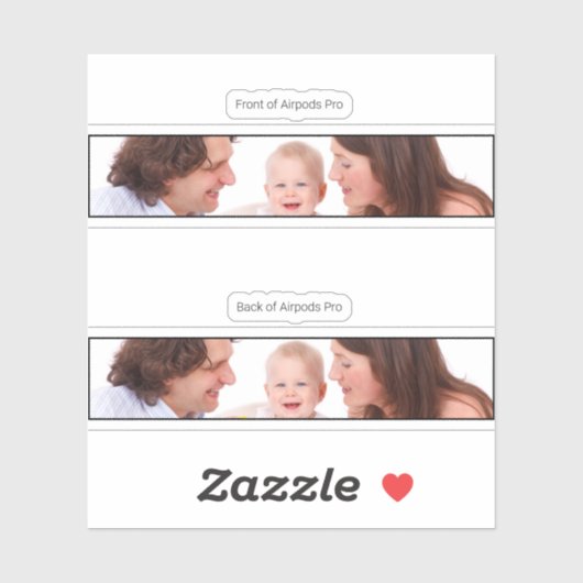 AirPods Pro Hoesje decoratieve skin - Persoonlijke (Vel)