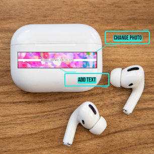Airpods Pro Hoesje decoratieve skin - Pink Hearts