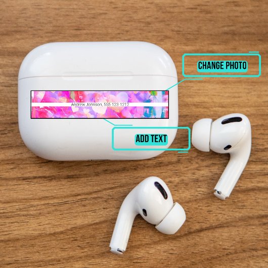 Airpods Pro Hoesje decoratieve skin - Pink Hearts