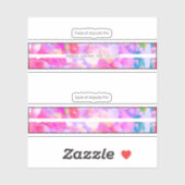 Airpods Pro Hoesje decoratieve skin - Pink Hearts (Vel)