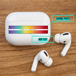 Airpods Pro Hoesje decoratieve skin - Rainbow