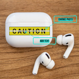 AirPods Pro Hoesje decoratieve skin - waarschuwing