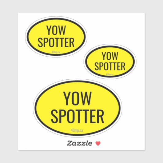 Airport Code Spotter Custom - Cut Vinyl Sticker (Vel)