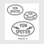 Airport Code Spotter Custom - Cut Vinyl Sticker (Vel)