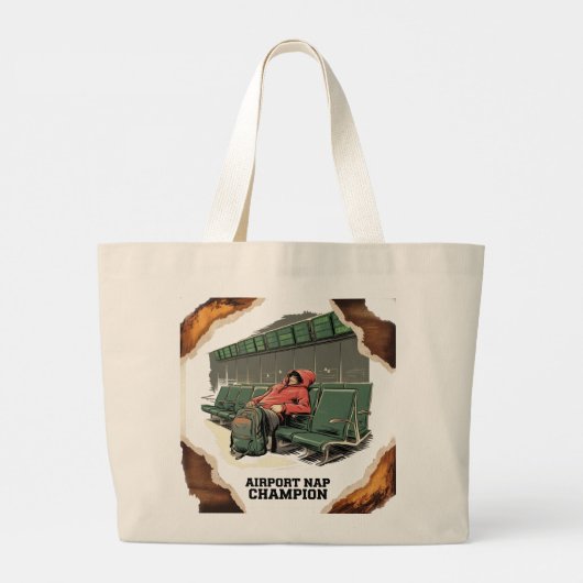 Airport NAP Champion Classic Canvas tas – Essentie (Achterkant)