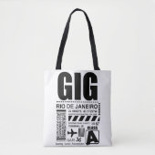 Airport Rio de Janeiro GIG Tote Bag (Voorkant)