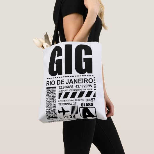 Airport Rio de Janeiro GIG Tote Bag (Dichtbij)