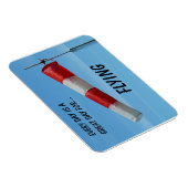 Airport Wind Sock Magnet Magneet (Rechterzijde)