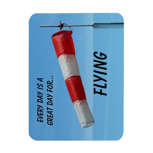 Airport Wind Sock Magnet Magneet (Verticaal)