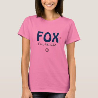 AirportFun, vlag FOX roze T-shirt
