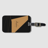 Airpplane Tail Fin Luggage Tag Bagagelabel (Voorkant (horizontaal))