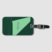 Airpplane Tail Fin Luggage Tag Bagagelabel (Voorkant (horizontaal))
