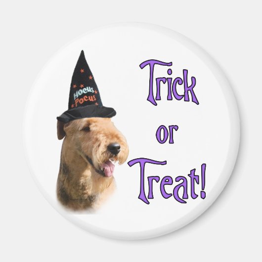 Airredale Terrier Trick Magneet (Voorkant)