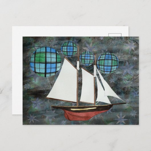 Airship Campbell Briefkaart (Voorkant / Achterkant)