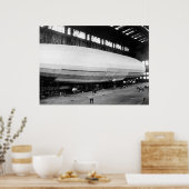 Airship Garage, jaren 20 Poster (Keuken)