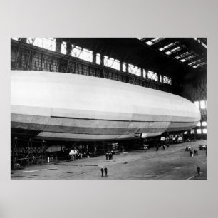 Airship Garage, jaren 20 Poster