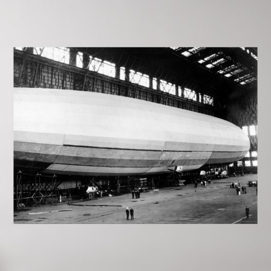 Airship Garage, jaren 20 Poster (Voorkant)