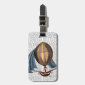 AirShip met blauwe nagels Bagagelabel (Voorkant verticaal)