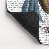 AirShip met blauwe nagels Muismat (Hoek)