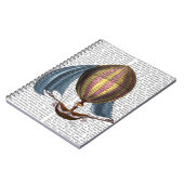 AirShip met blauwe nagels Notitieboek (Linkerzijde)