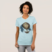 AirShip met blauwe nagels T-shirt (Voorkant volledig)