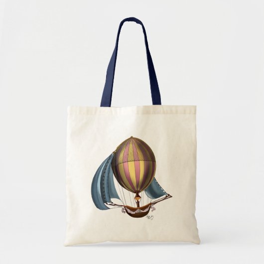 AirShip met blauwe nagels Tote Bag (Voorkant)
