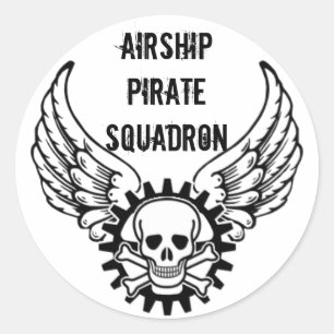 Airship Pirate Squadron Ronde Sticker