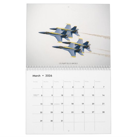 Airshow Calendar Kalender (Mar 2026)