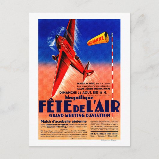 Airshow Featuring Haryse Hilsz Promotional Post Briefkaart (Voorkant)