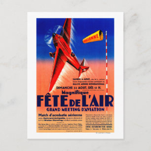 Airshow Featuring Haryse Hilsz Promotional Post Briefkaart