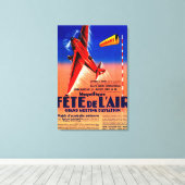 Airshow Featuring Haryse Hilsz Promotional Post Canvas Afdruk (Insitu (Houten vloer))