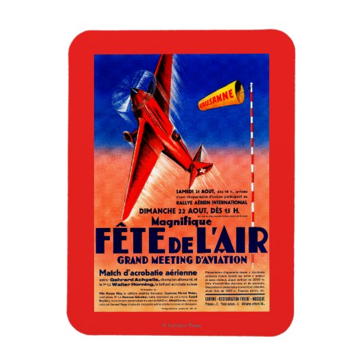 Airshow Featuring Haryse Hilsz Promotional Post Magneet (Verticaal)