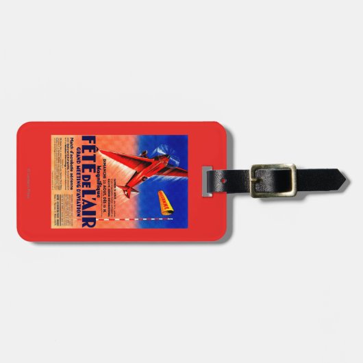 Airshow met Haryse Hilsz Promotional Poste Bagagelabel (Voorkant horizontaal)