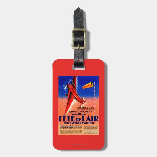Airshow met Haryse Hilsz Promotional Poste Bagagelabel (Voorkant verticaal)