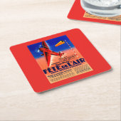 Airshow met Haryse Hilsz Promotional Poste Kartonnen Onderzetters (Schuin)