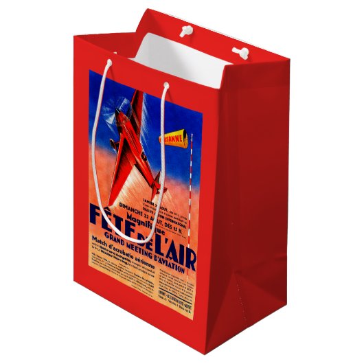 Airshow met Haryse Hilsz Promotional Poste Medium Cadeauzakje (Voorkant Gekanteld)