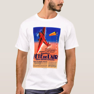 Airshow met Haryse Hilsz Promotional Poste T-shirt