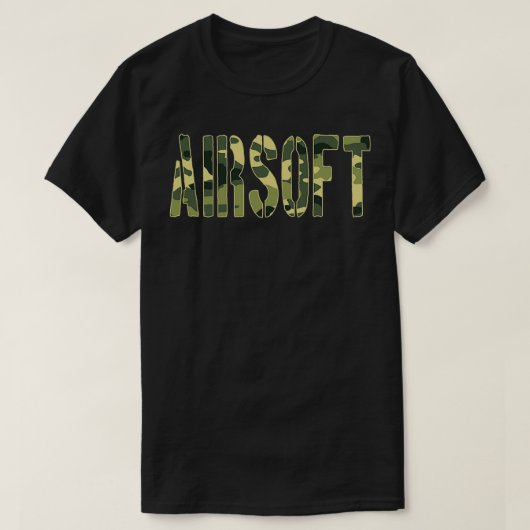 Airsoft Army Camo T-shirt (Design voorkant)