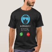 Airsoft belt en ik moet gaan t-shirt (Voorkant)