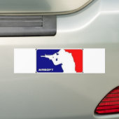 Airsoft Bumpersticker (Op auto)