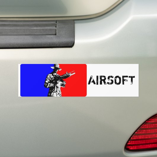 AIRSOFT-bumpersticker Bumpersticker (Op auto)